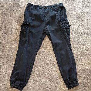 Aeropostale Black Cargo Pants for Men